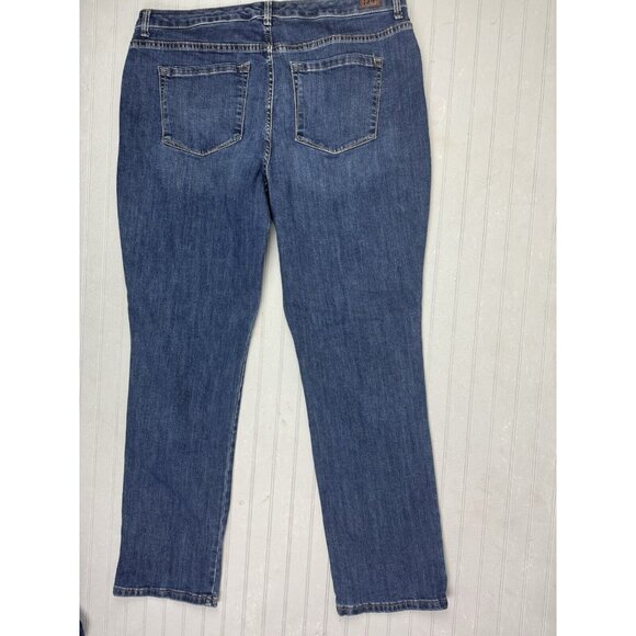 Lee Size 18 Womens Jeans Relaxed Fit Straight Leg Instantly Slimming Hi … - Picture 4 of 4